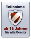 ab 18 Jahren für alle Events Teilnahme