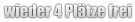 wieder 4 Plätze frei