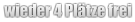 wieder 4 Plätze frei